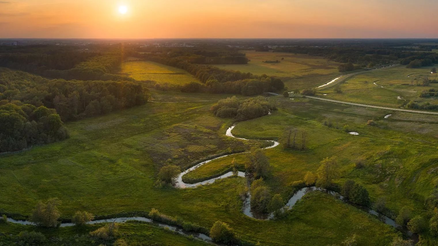 Waddeneiland Texel kust en duinen in het voorjaar